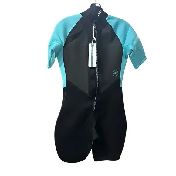 New O'neill Reactor 2 2mm BZ Short Sleeve Shorty Springsuit Wetsuit 12